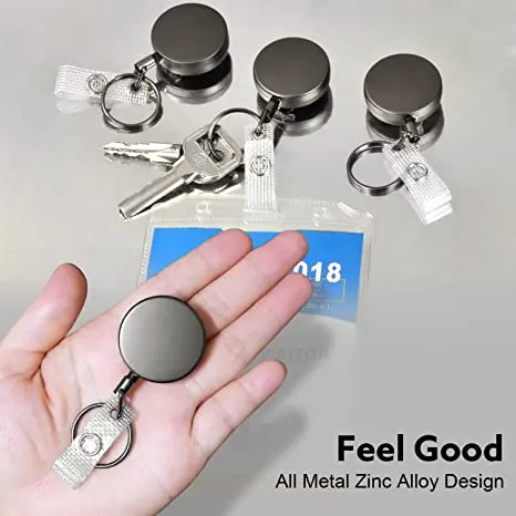Hot Sell Amazon wholesale heavy duty retractable metal badge holder