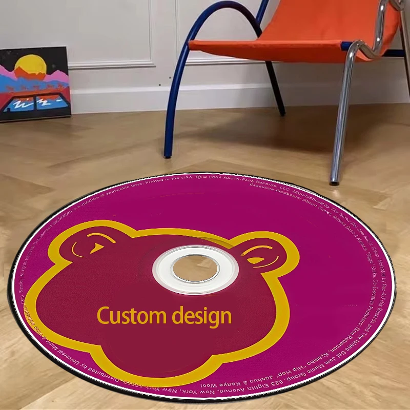 anime printed rugs round custom carpet logo video game cd rug