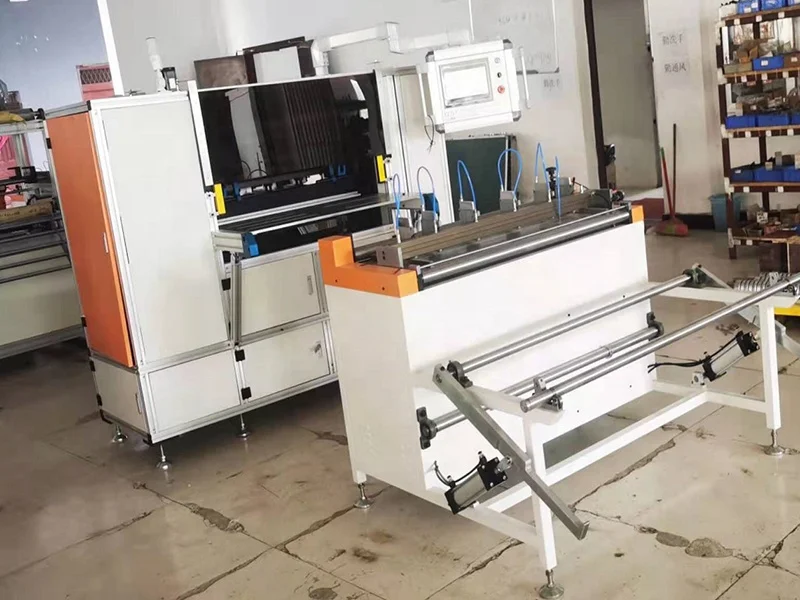 Fully Automatic Multi-layer Multiple spindle Square HEPA Truck Air Filter Making Oil Pleating Filter Paper Machine