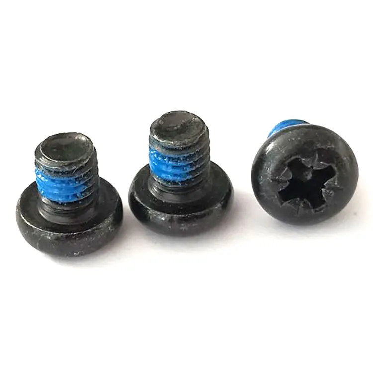 Viti a macchina con toppa Pozi Nylok a testa bombata M5 * 6 in acciaio al carbonio