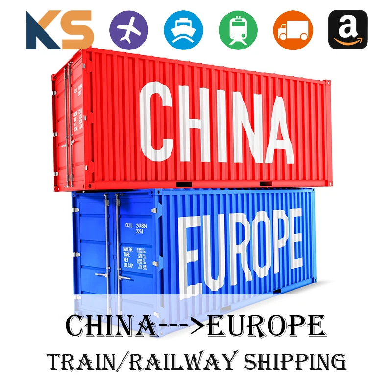 DDP DDU custom clearance shipping agent door to door train shipment vessel rail container China railway to Europe France Germany