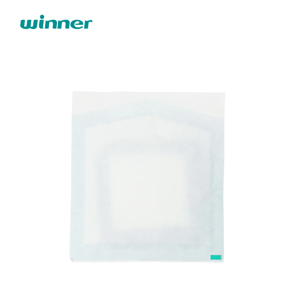 Advanced Medical Surgical border Adhesive Non woven Super Absorbent Wound Dressing