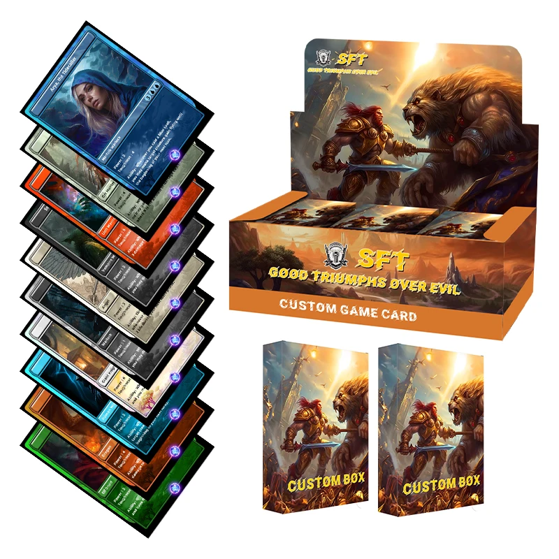 senfutog Paper factory custom printing personalized game cards