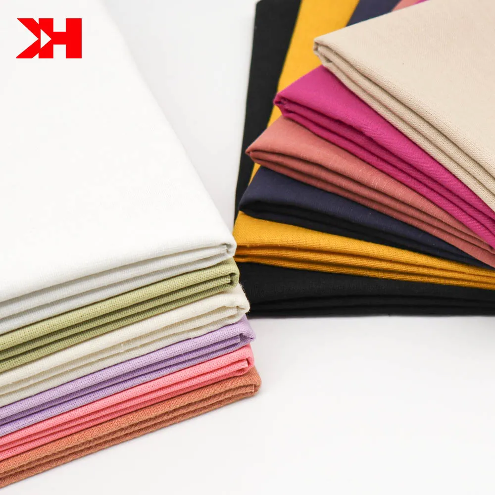 OEKO TEX soft 100 linen fabric custom fabric printing for clothing