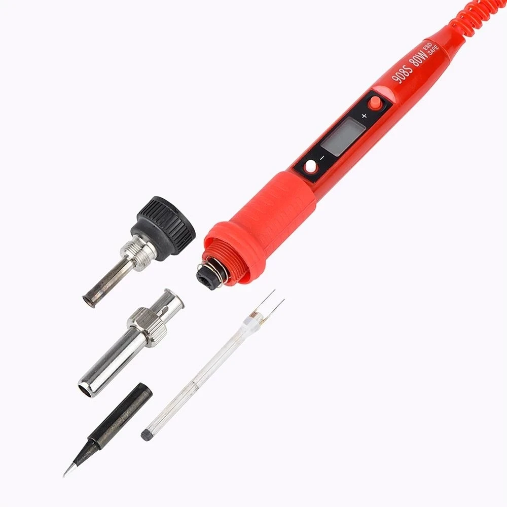 JCD 908S-1 80W LCD Display Electric Soldering Iron 110V/220V Solder Iron Soldering Cautin Welding Iron