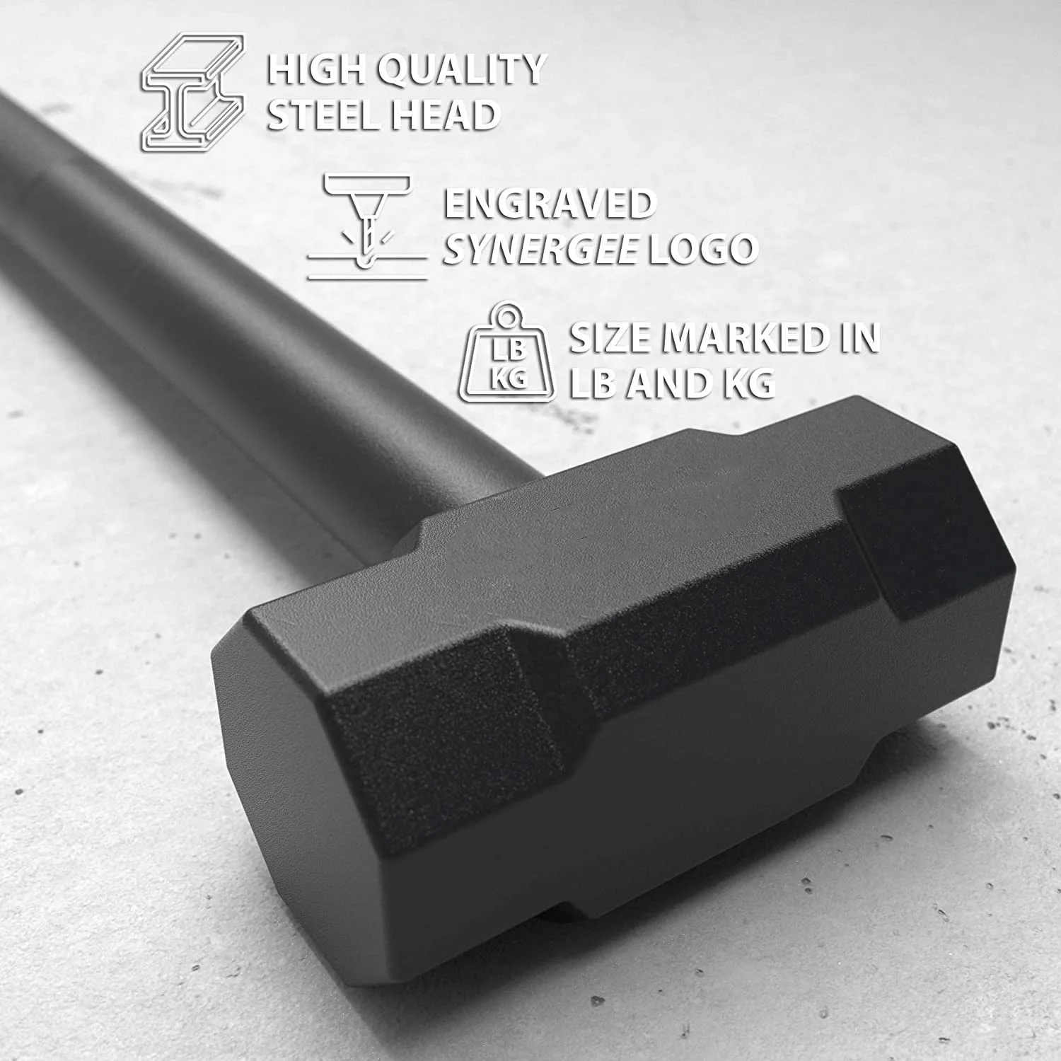 Wholesale custom weight gym steel hammer mace bell for powder  cross fit training weigh Fitness Equipment