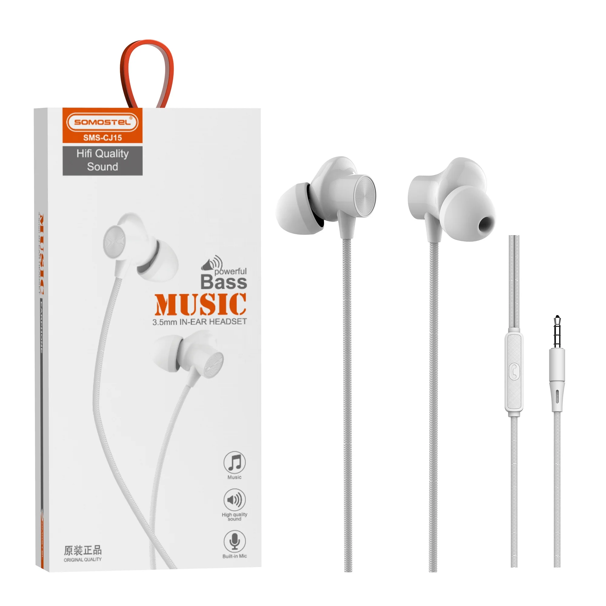 New Tecnologia Headphones Wholesale Earphone In Line Control Powerful Sound Gaming Headphones Soportes PC/Laptop/Mobilephone