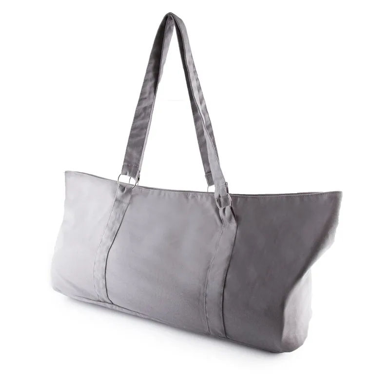 Wholesale Extra Large Expandable Collapsible Strap Heavy Duty Grey Canvas Yoga Tote Bag Suit Luggage Garment Duffle Bag