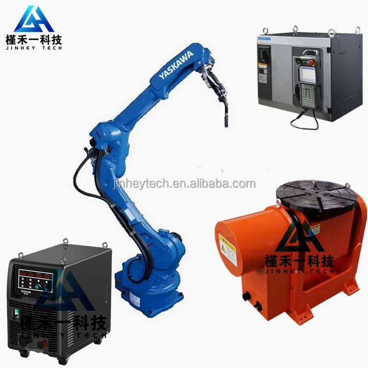 Single axis welding positioner with welding frame welding positioner table for Yaskawa,KUKA,Fanuc,ABB robot