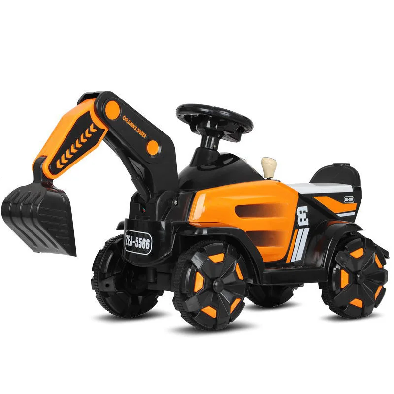 Новинка 2021, детские электрические игрушки GEFEIDA, экскаватор, детский экскаватор, бульдозер