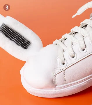 Multi-function soft wool shoe brush non-damaging shoe washing brush long handle household multi-function shoe brush