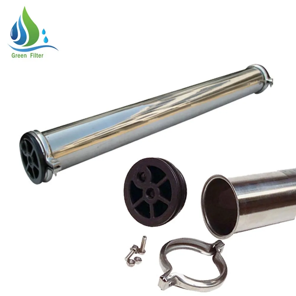 Reverse Osmosis Water System SS Stainless Steel 40 40 4040 RO Membrane Housing