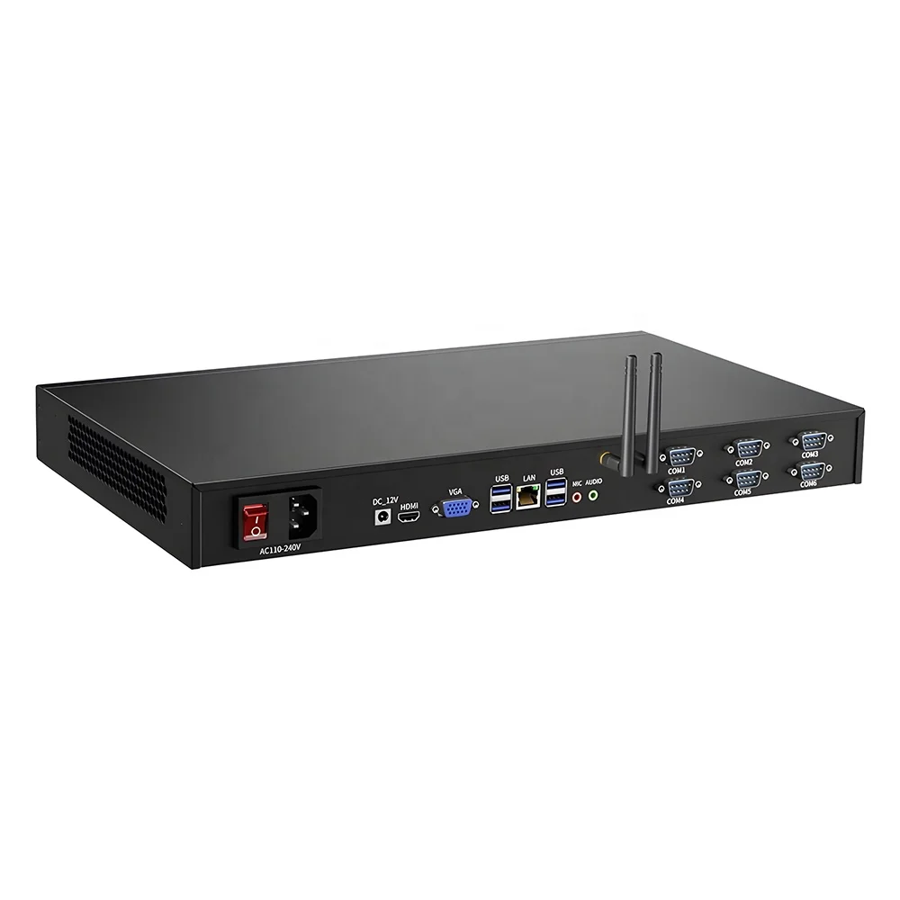 1U настенный брандмауэр для ПК основной i5-3210M i7-3320M 2Lan HD VGA 6 COM промышленный pfSense OPNsense устройство сетевой безопасности VPN