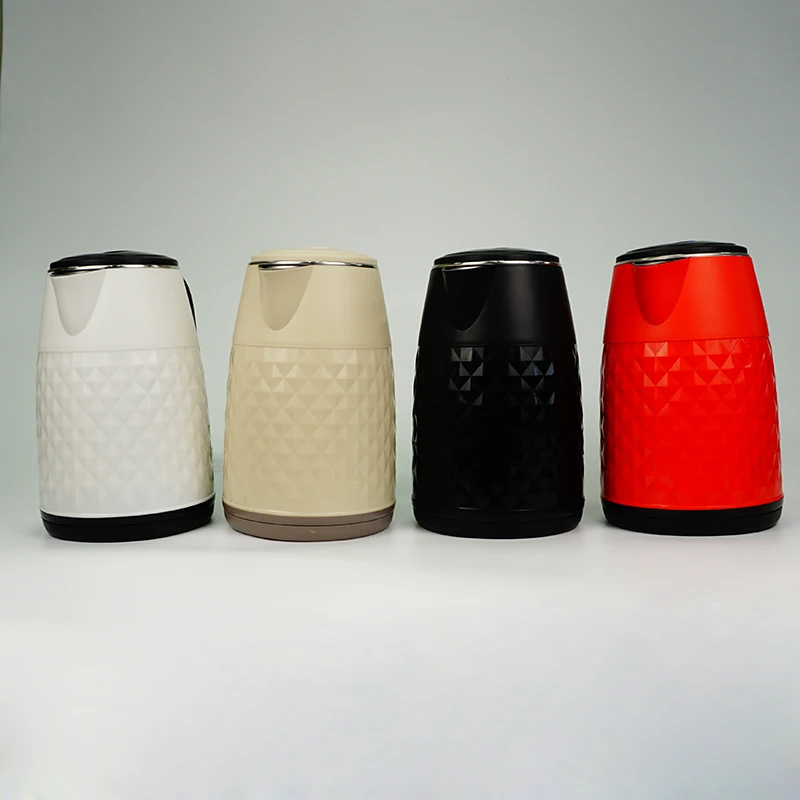 2.5L 1800W High Quality Double Layer 360 Degree Plastic Shell Electrical Water Kettle Guangdong Maufacrure wasserkocher
