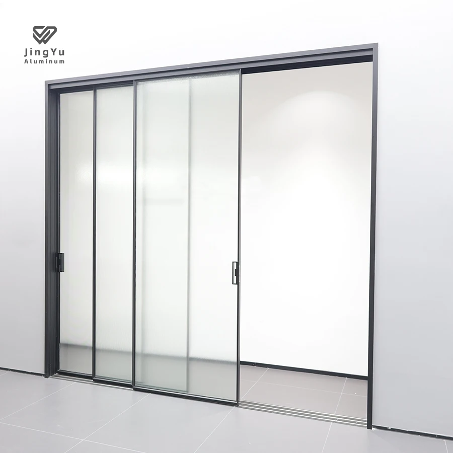 Commercial interior contemporary aluminum windows and modern pulley closet double soft closing 8 wheel sliding door tradition