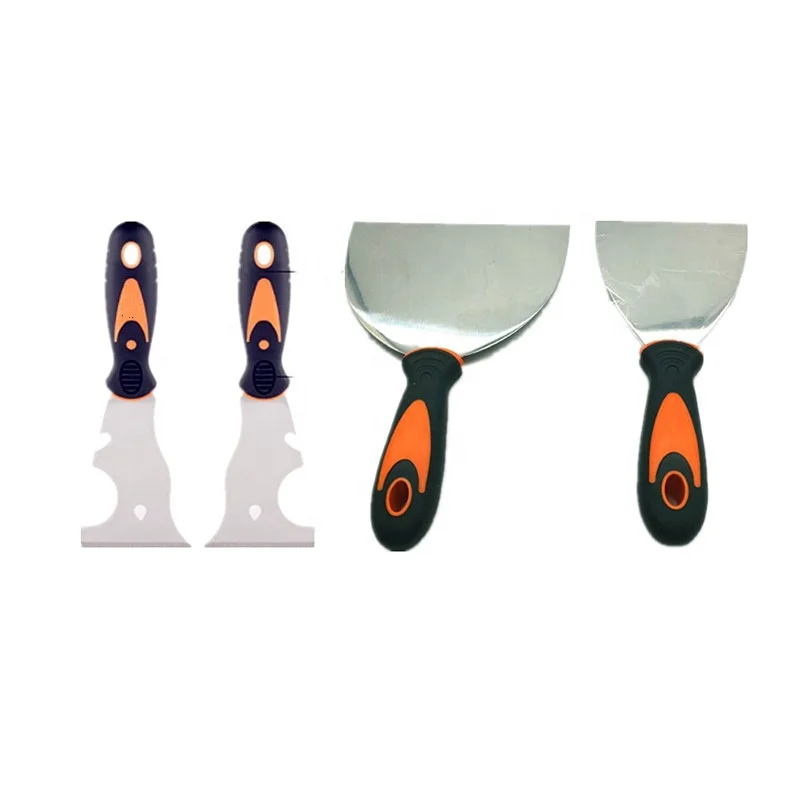 Customized Painter Tool Stainless Steel Putty Knife Flexible Scraper for Taping and  Scraping Paint and Drywall
