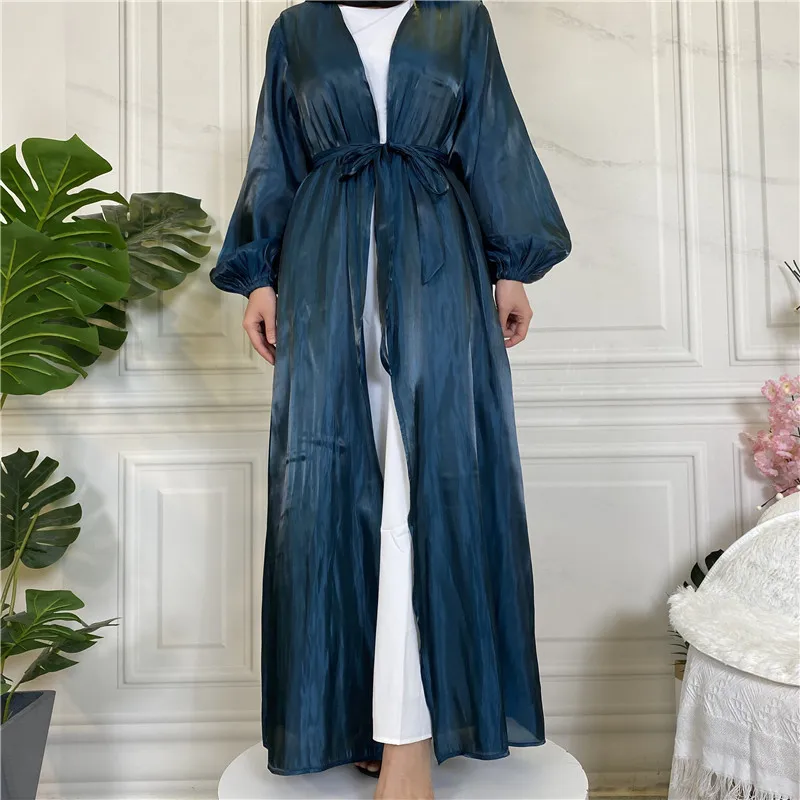 Турецкая Абая Мусульманская женская летняя Кафтан Исламская одежда абайя мусульманское платье длинные платья