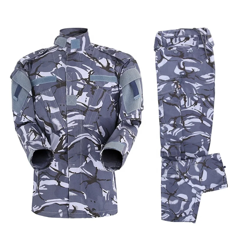 KMS High Quality Wholesale BDU Combat Guard Uniform Tactical Clothing Uniform Camouflage Tactical Uniform
