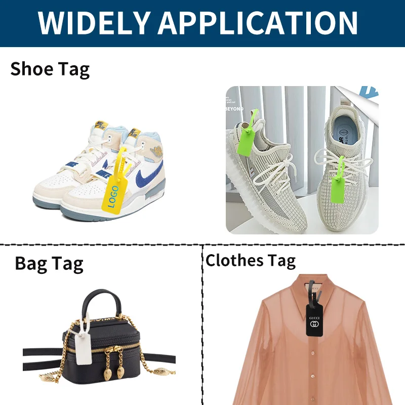 Высококачественные пластиковые защитные уплотнения с логотипом на одежду, обувь, грузовик-контейнер, 300 мм/11,8 дюйма