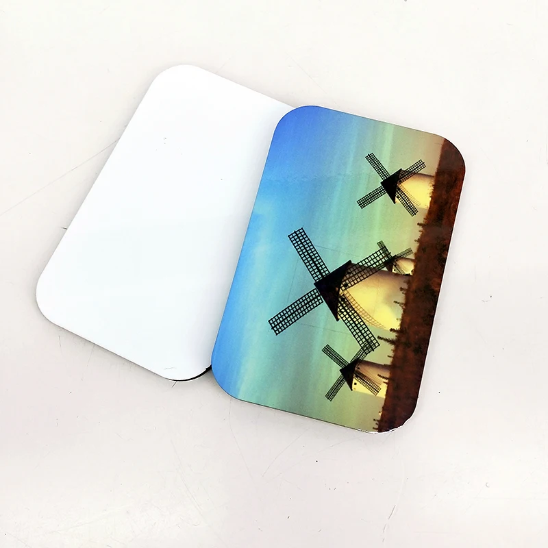 New sublimation blanks business card size fridge magnets DIY sticker home