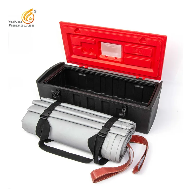 Logo customization 6 x 8 meters car fire blanket for extinguisher battery fires