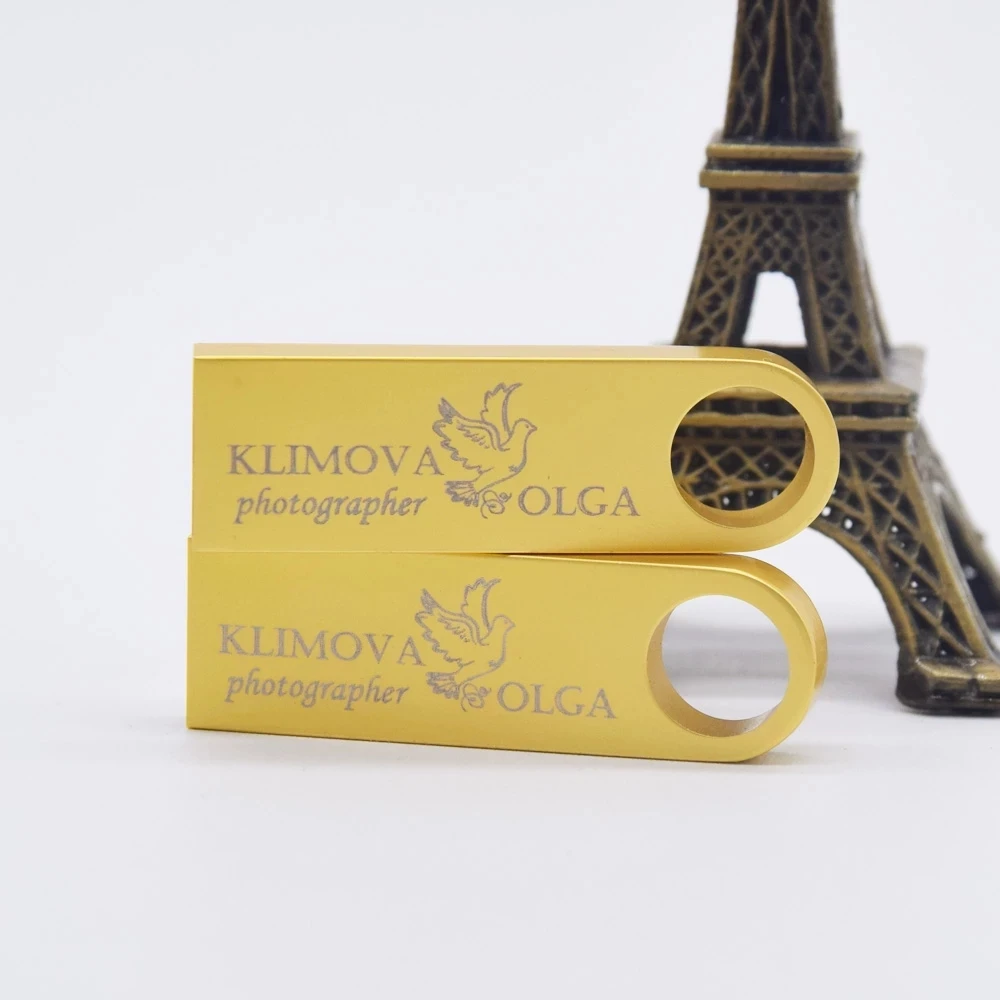 Metal USB Flash Drive 64 Gb  Flash Memory Stick 128 Gb Waterproof  16GB Usb Disk on Key 4GB 8GB Pen drive 32gb