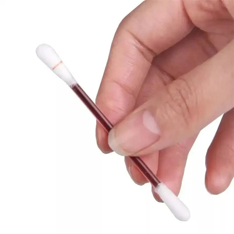 Medical use liquid filled disposable Povidone Iodine Sterilize Cotton Swab