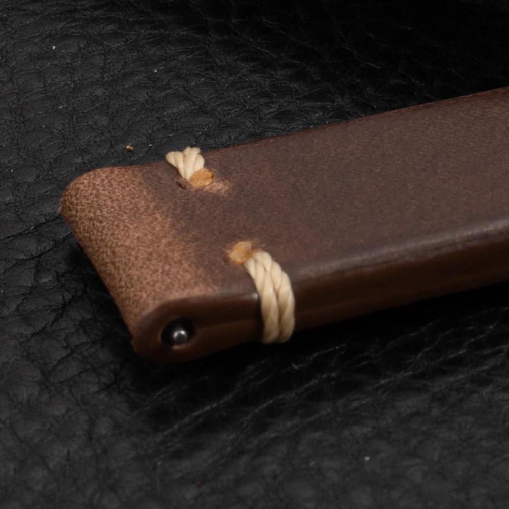 LAIHE Customize Handmade Luxury 12mm14mm 16mm 18mm 19mm 20mm Retro Vintage Horween Leather Watch Bands Straps For Men