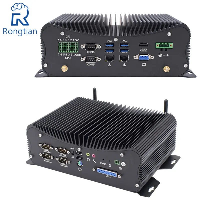 Intel Core i5-7267U процессор 3,1 ГГц до 3,5 ГГц двухъядерный процессор Linux промышленных мини-ПК