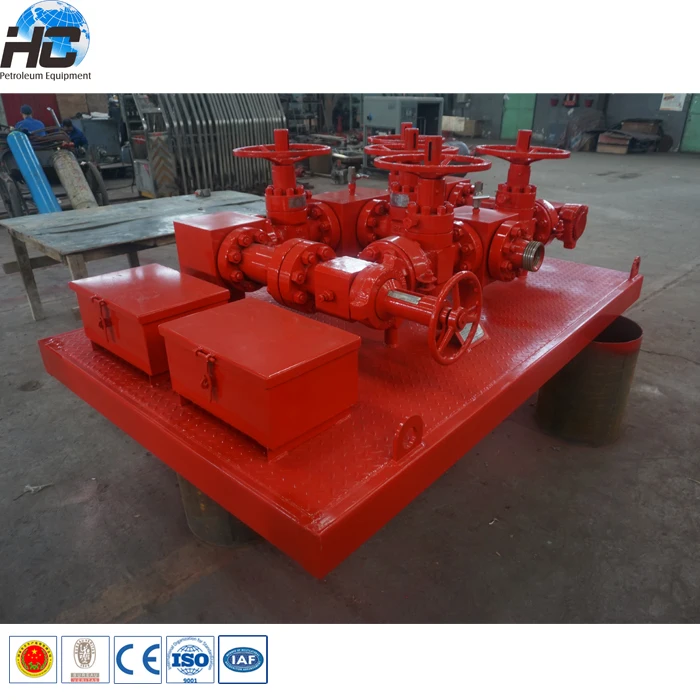 Wellhead equipment choke natural gas manifolds 3 1/16 5000psi for oilfield drilling