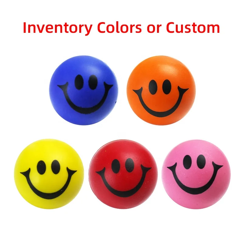 Улыбающийся шар из полиуретановой пены