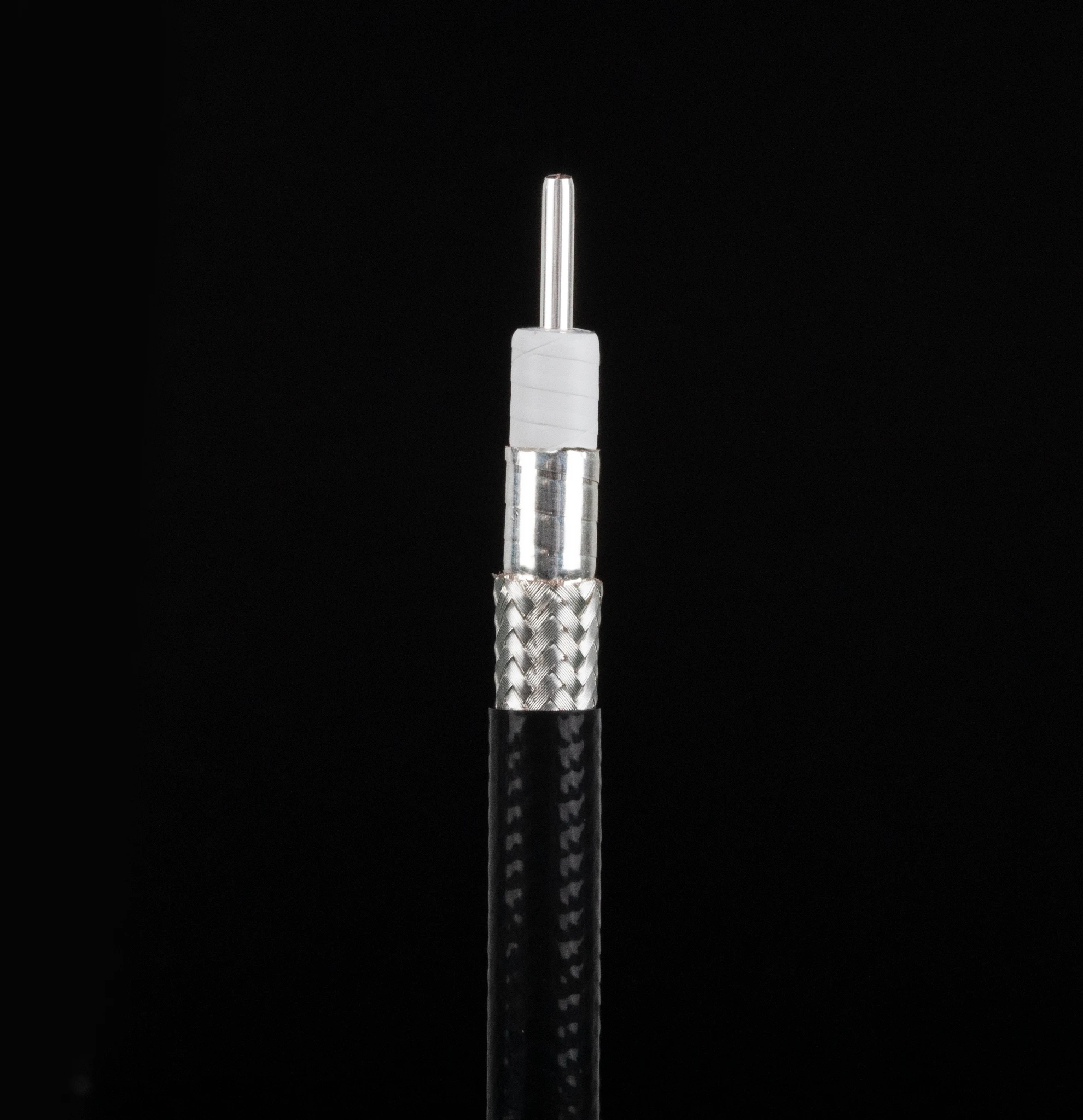 HA750 Gore type 6  Flexible  7.5mm OD  Low loss  High power up to 1500V meet phase test High Performance RF Coaxial cable