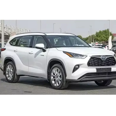 Well Maintained Used 2022 2023 TOYOTA HIGHLANDER VXR 2.5P HEV WHITE SUV cars lhd rhd cars for transport  READY FOR PICKUP