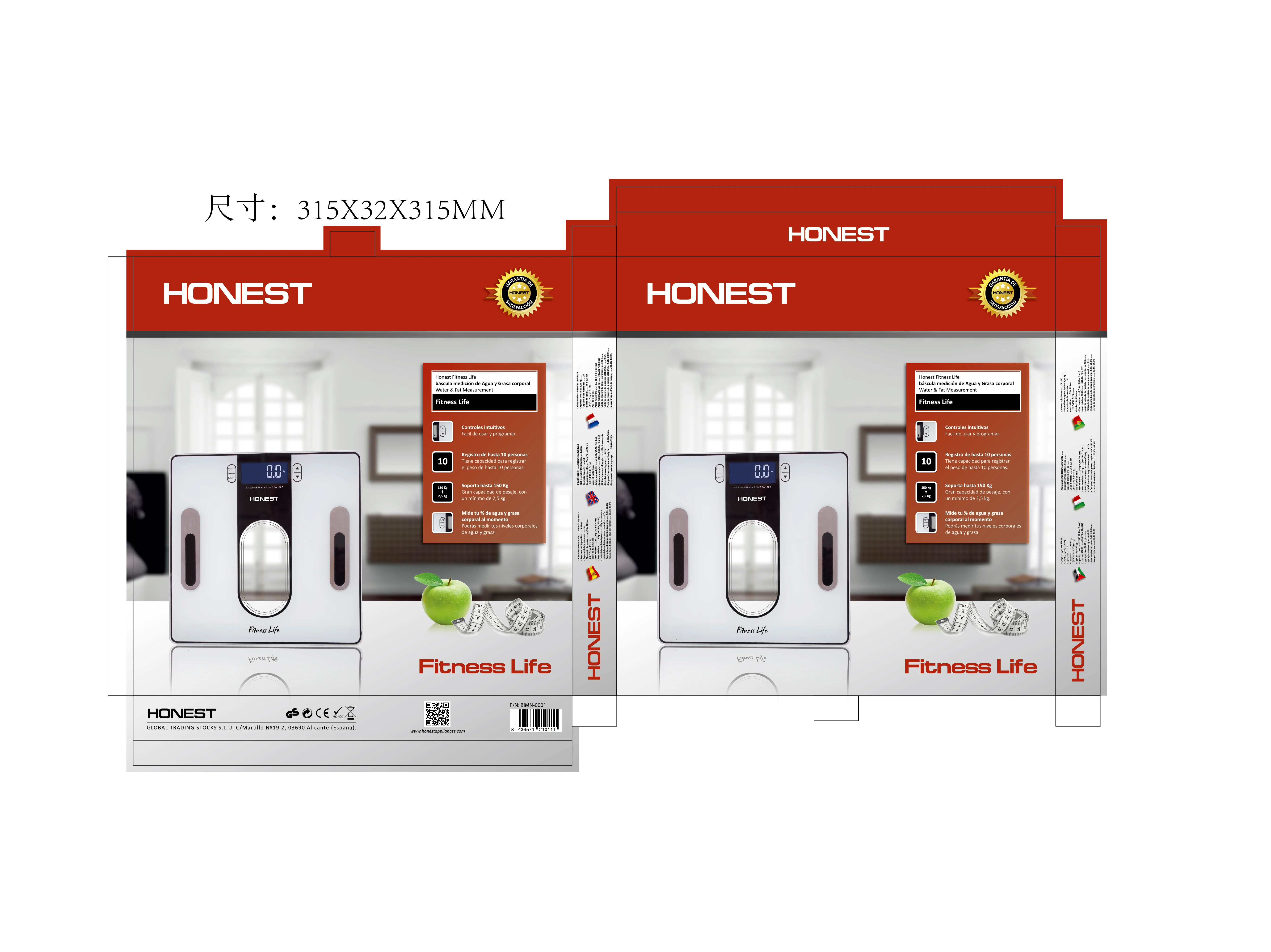 PT-968 Factory Directly Supply Personal Weighing Body Fat Scale Digital Body Weight Scales Bluetooth Electronics Digital Display