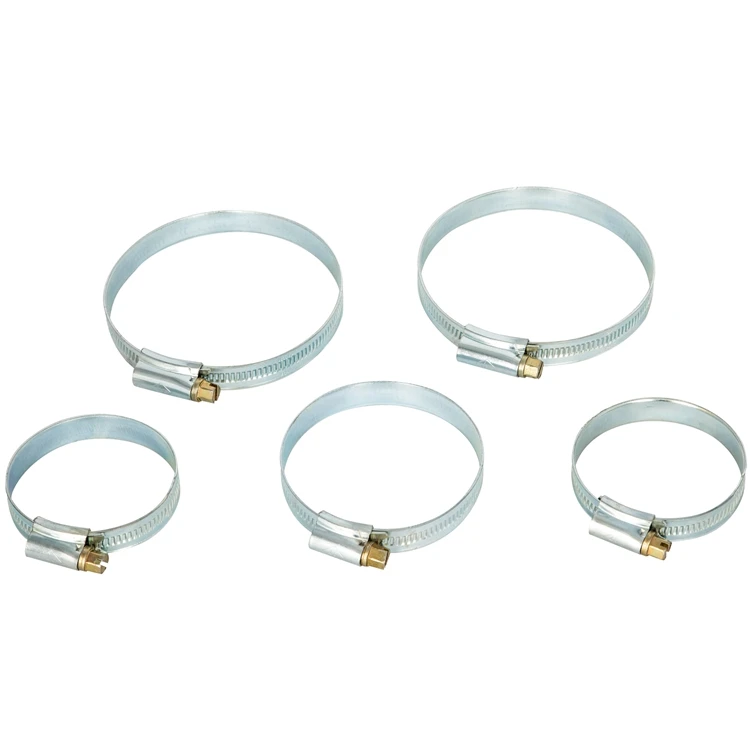 Fasteners Factory 12mm Band Heavy Duty Hydraulic Stainless Steel British Type Adjustable Hose Clamp Pipe Clamps