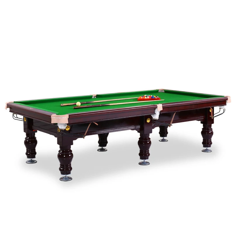 Xingsheng Factory Direct Sales Solid Wood Snooker Billiards Table Home Commercial Bar Club Full Size Snooker Billiards Table