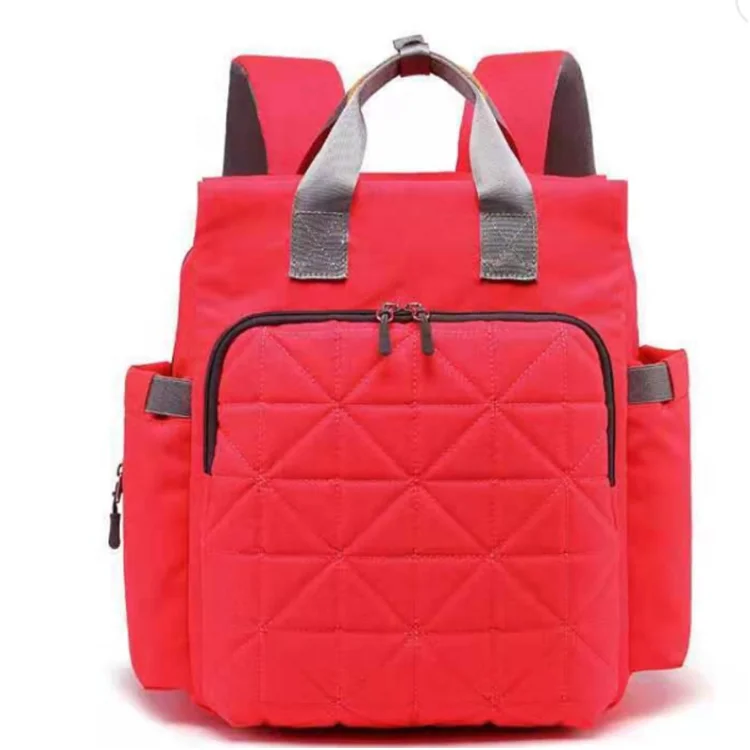 Innovative Large Capacity Waterproof Portable Baby Geometric Patterns Diaper Bag