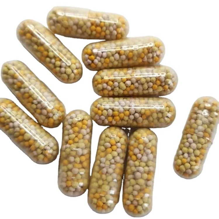 Медицинская добавка, капсулы в виде гранул с мультивитаминами