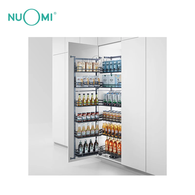 
NUOMI Majaz Series High Quality Kitchen Cabinet Storage Pull Out Kitchen Wire Storage Pantry Unit 