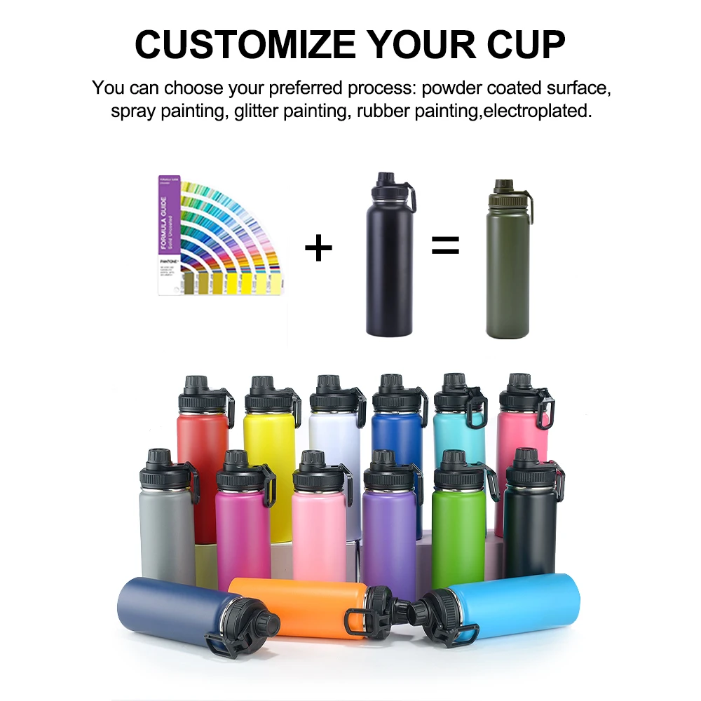 Portable 32oz 64oz Water Jug Insulated Stainless Steel Water Bottle Vacuum Flask Drink Sport GYM Water Bottle