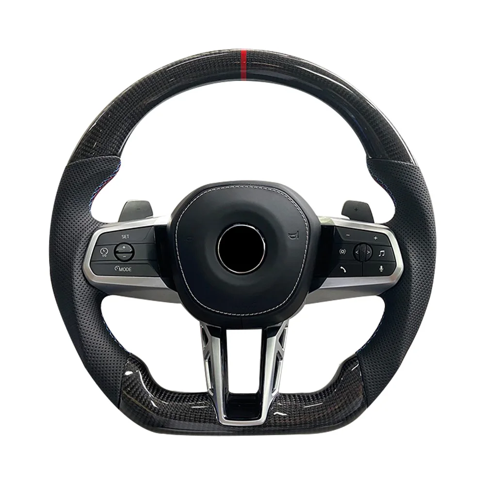 Изготовленный на заказ руль из углеродного волокна для Bmw M2 M3 M4 F80 F82 F83 F87 1 2 3 4 5 6 серии Автомобильное рулевое колесо