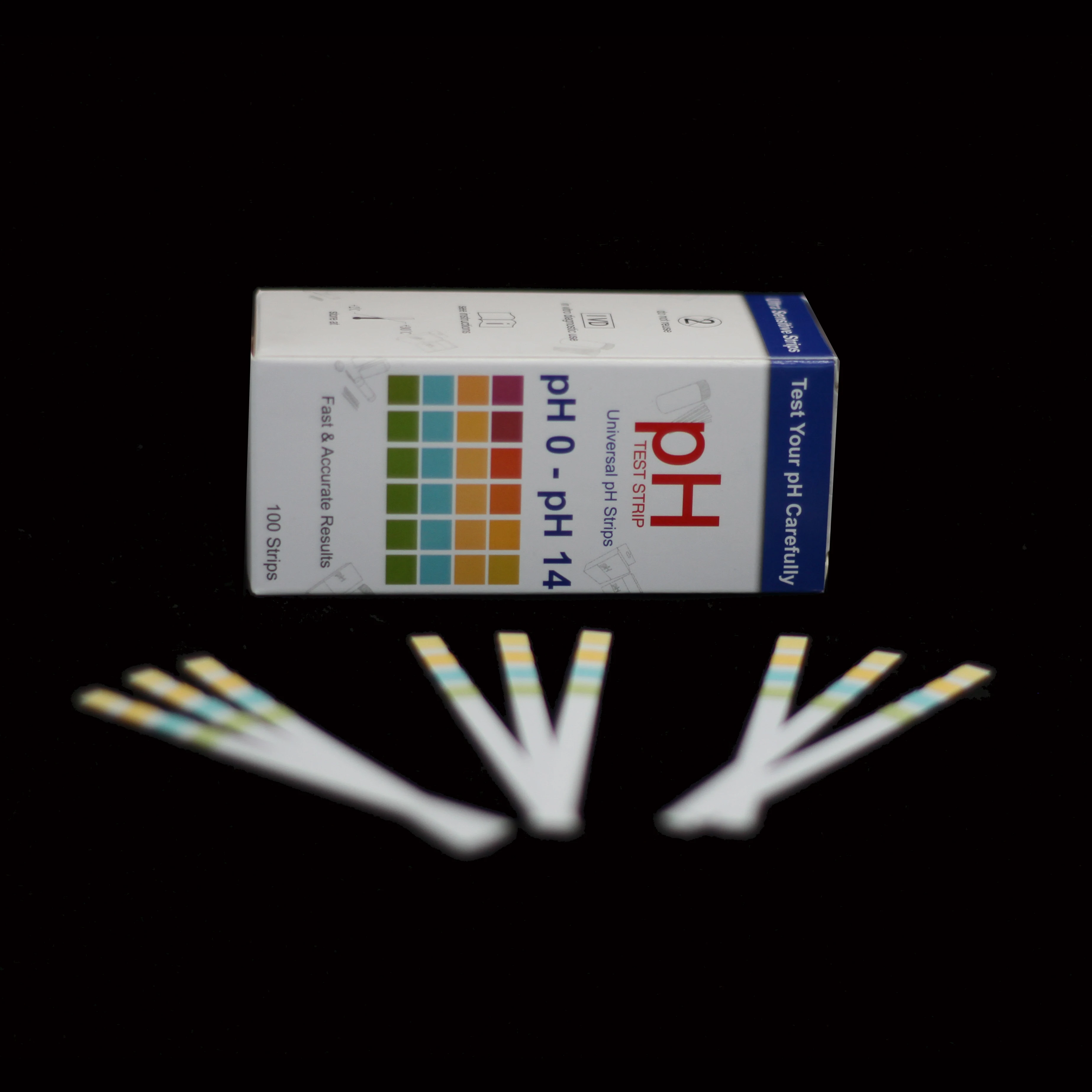 water parameters test pH Strips 0-14 Wide Range - High Range Duel Pad Acid Alkaline Testing Strips - 100 by DF Speciality