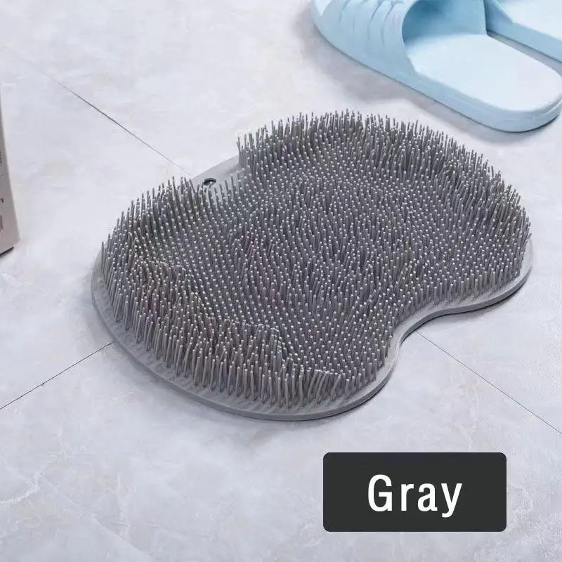 Factory Wholesale Bath Foot Mat TPR Cleansing Pads Bathroom Foot Scrubber Silicone Foot Massage Brush