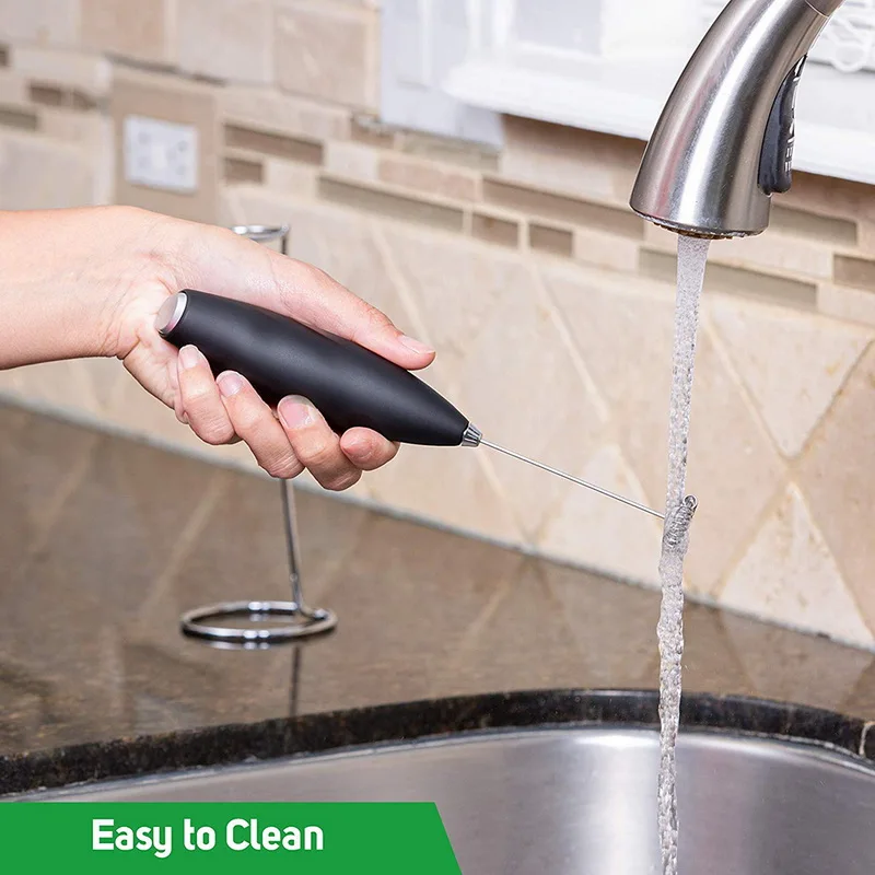 Electric Foam Coffee Maker Mixer Whisk Hand Handheld Battery Powered Mini Blender Cappuccino Automatic Portable Milk Frother