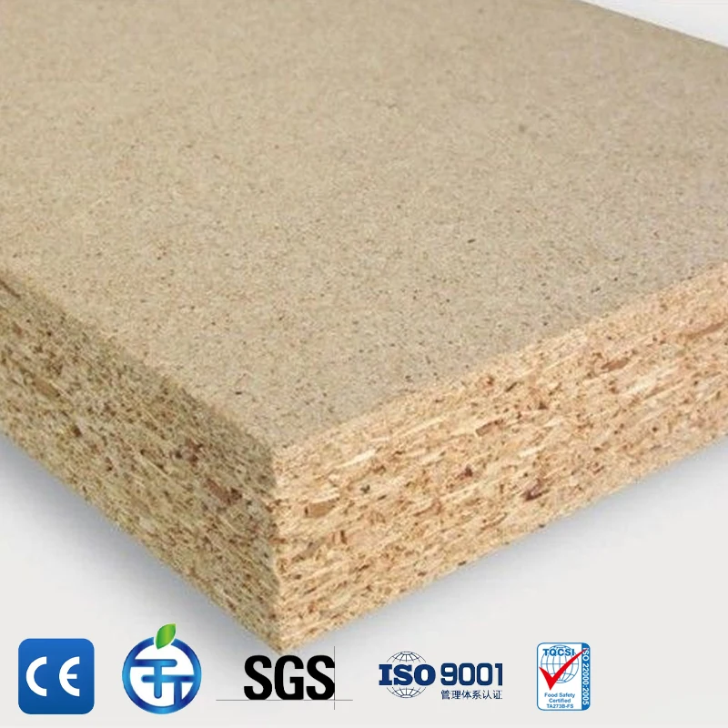 E0 E1 E2 MDI P2 Glue Moisture Resistant Water Resistant Particle Board/Particleboard for Furniture