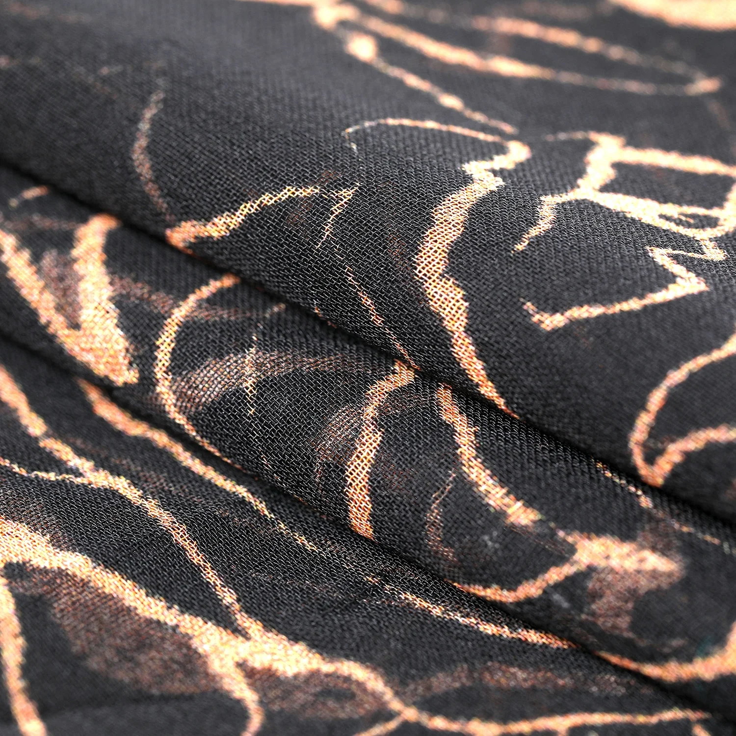 
Wholesale OEM 140cm Natural Georgette Silk Fabric High Quality 100% Real TYX Mulberry Silk digital 5.5/8mm printed material 