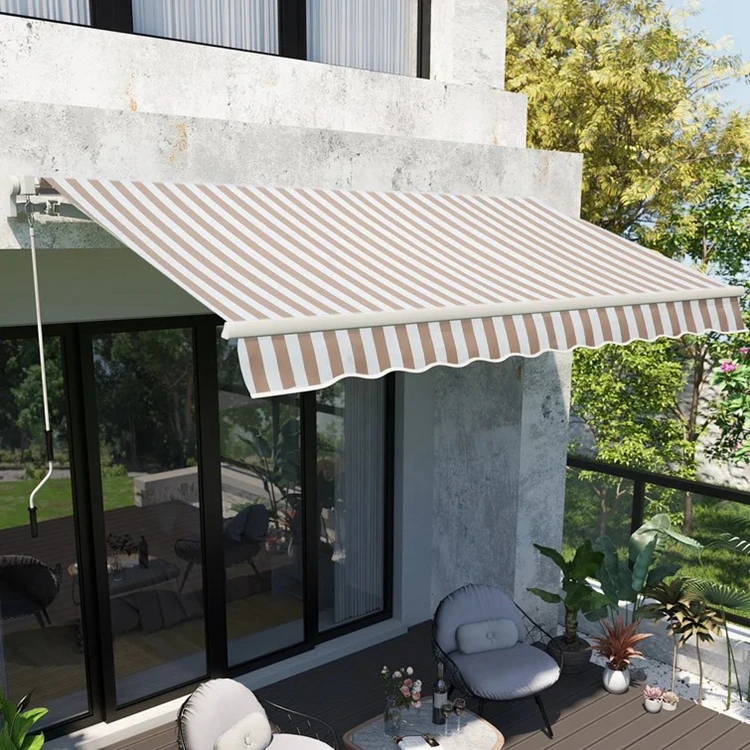 Horizontal Porch Retractable Awning Gear Box Best Chose Products Retractable Awning Aluminium 3X4 Manual Retractable Awning