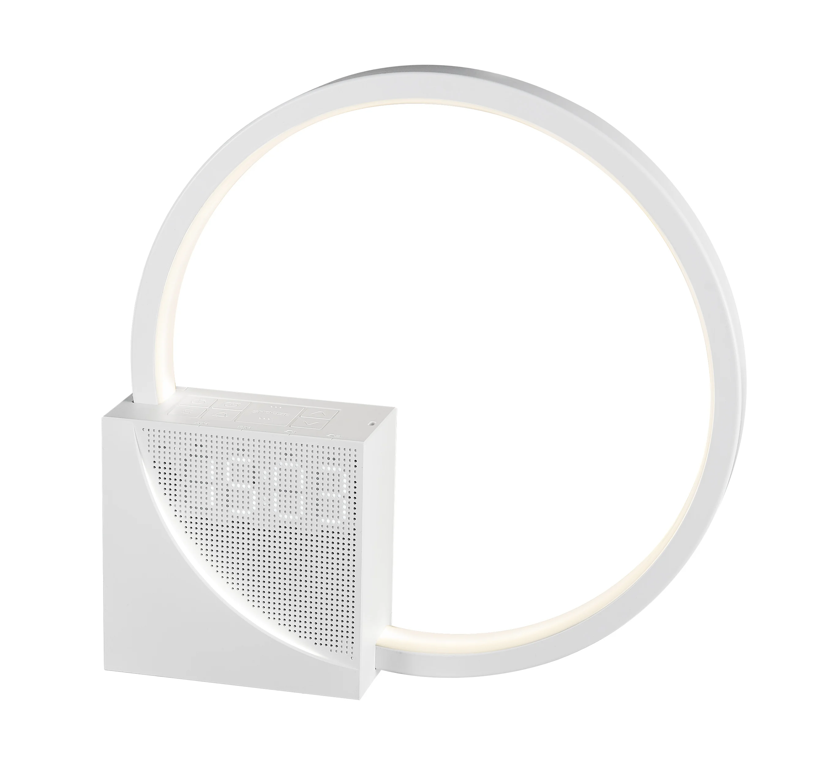 Breathing Light Time Display 3 Grade Brightness Dual Alarm Clock  Bedside Lamp with White Noise Machine