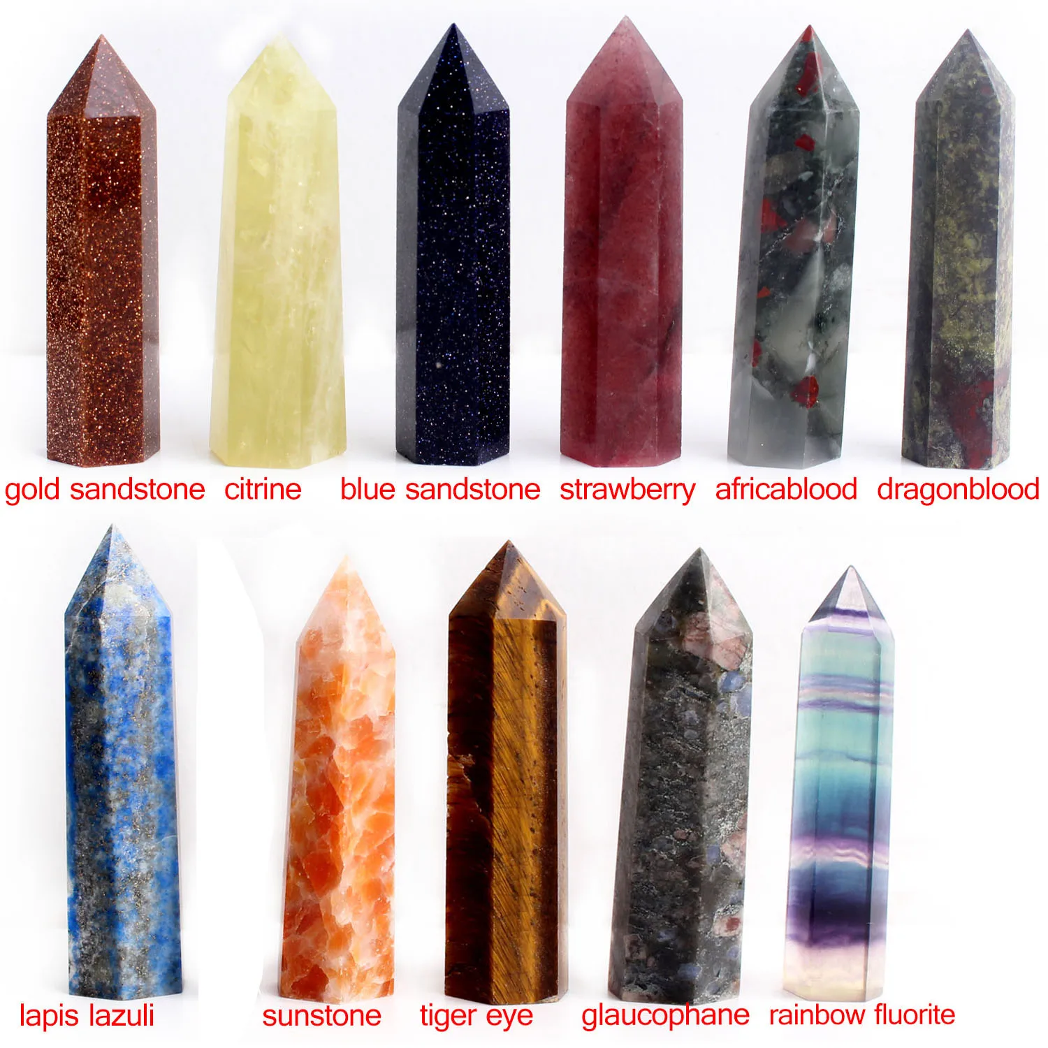 Натуральный кристалл 5-6 см, случайный лечебный камень Yoni, каменная кварцевая башня, палочка для лечения, украшение