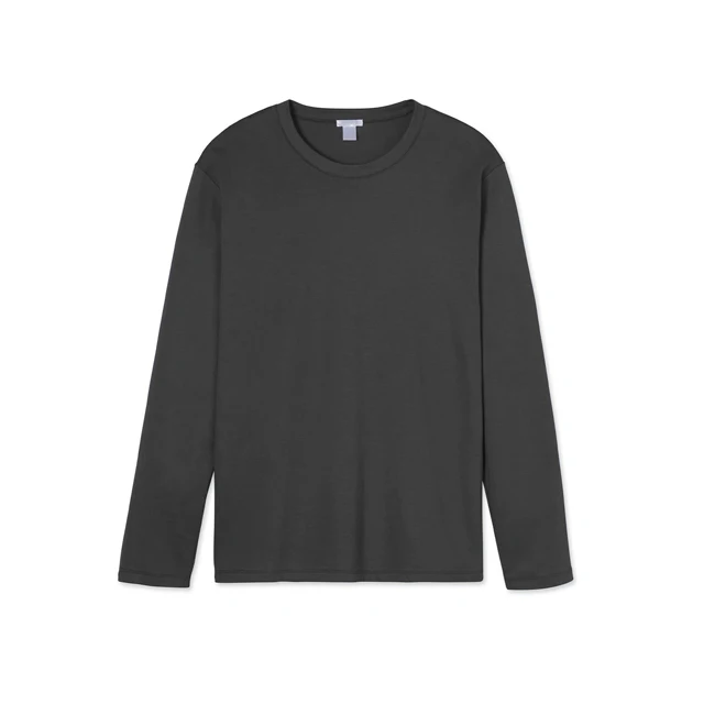 
Hot Selling Style Mens Winter 100 Cotton Long Johns Underwear Lounge Wear Solid Comfy Long Sleeve Tshirt Unisex 
